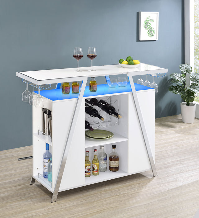 Araceli Home Bar with LED Lighting - Royal Furniture & Gifts (MI) - Multi Location