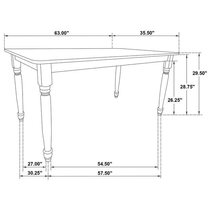 Hollyoak 5 Pc Dining Set - Royal Furniture & Gifts (MI) - Multi Location