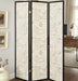 Felice 3-panel French Script Print Folding Screen Espresso - Royal Furniture & Gifts (MI) - Multi Location