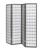 Roberto 4-panel Folding Screen Dark Grey and White - Royal Furniture & Gifts (MI) - Multi Location