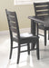 Dalila Ladder Back Side Chairs Cappuccino and Black (Set of 2) - Royal Furniture & Gifts (MI) - Multi Location