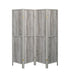 Deepika 4-panel Folding Screen Grey Driftwood - Royal Furniture & Gifts (MI) - Multi Location