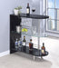 Adolfo 3-tier Bar Table Glossy Black and Clear - Royal Furniture & Gifts (MI) - Multi Location