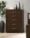 Jessica 5-drawer Chest Cappuccino - Royal Furniture & Gifts (MI) - Multi Location
