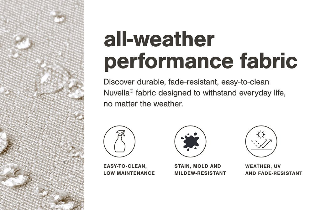 Paradise Trail Outdoor Loveseat, Lounge Chairs and Fire Pit Table