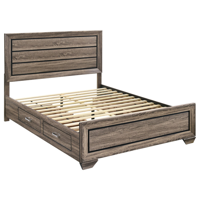 Kauffman Panel Platform Storage Bed