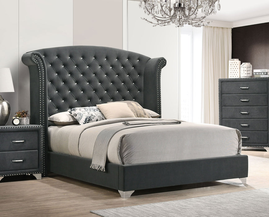 Melody Wingback Bed
