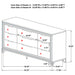 Marmore Dresser - Royal Furniture & Gifts (MI) - Multi Location