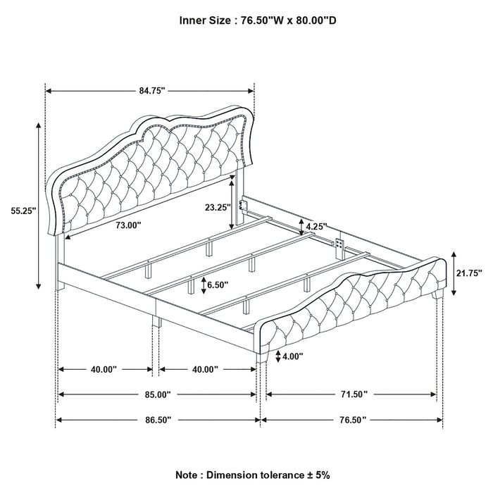 Bella Beds Cal.King & E.King, Queeen - Royal Furniture & Gifts (MI) - Multi Location