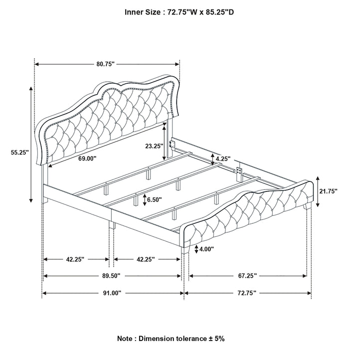 Bella Beds Cal.King & E.King, Queeen - Royal Furniture & Gifts (MI) - Multi Location