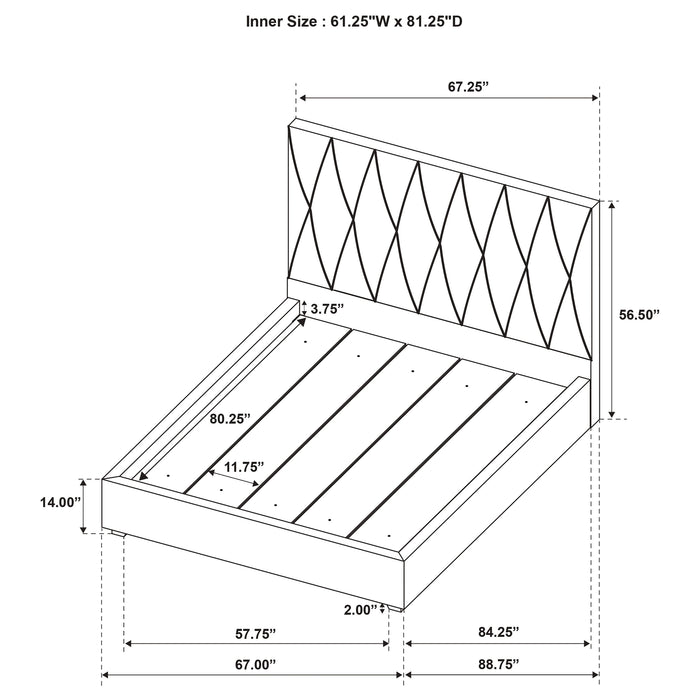 Delsea Panel Platform Bed - Royal Furniture & Gifts (MI) - Multi Location