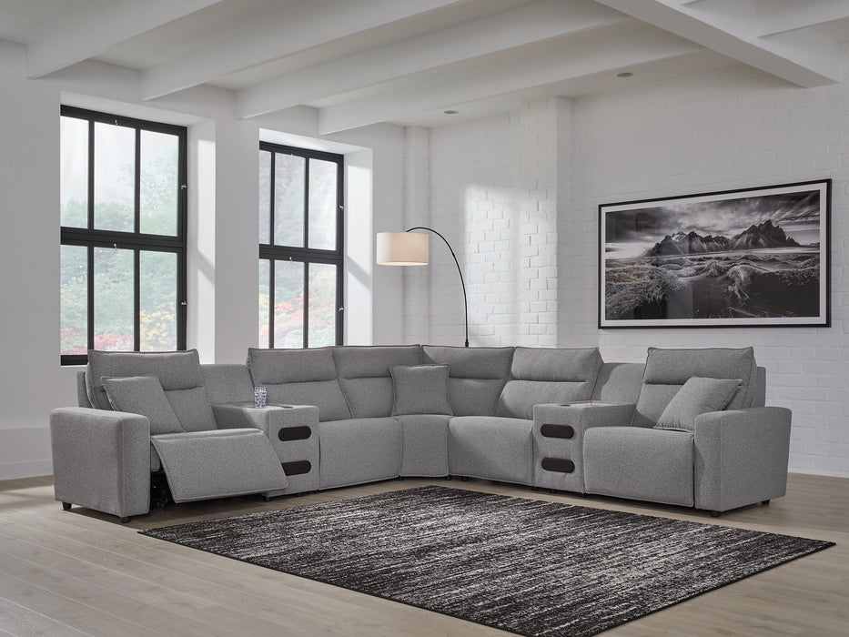 Modmax II Power Reclining Sectional with Audio Consoles - Royal Furniture & Gifts (MI) - Multi Location