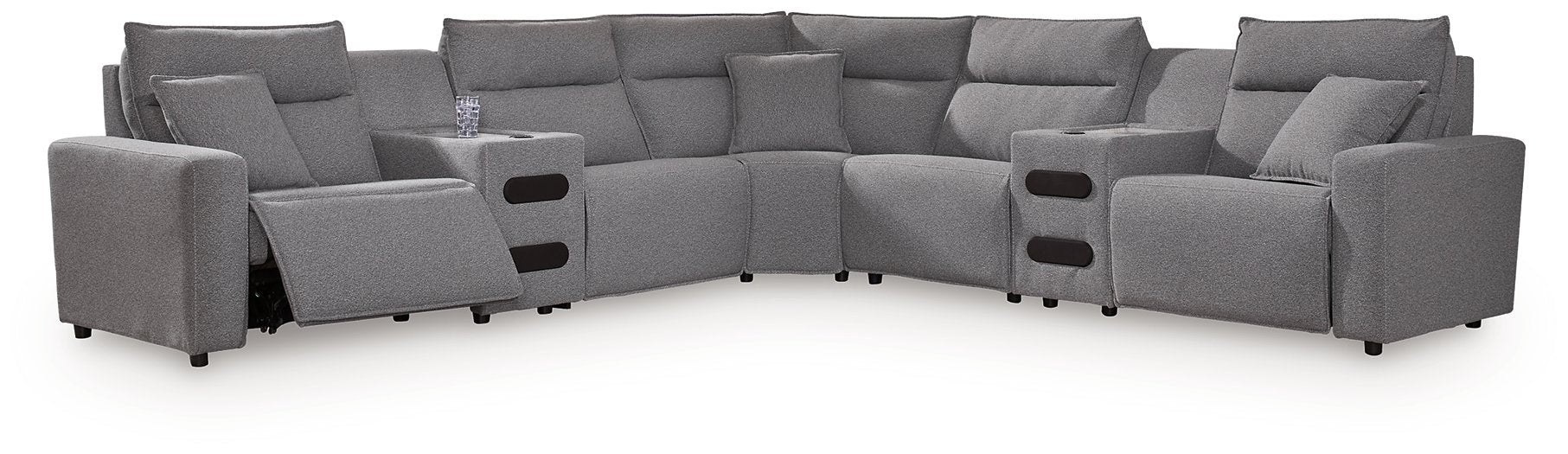Modmax II Power Reclining Sectional with Audio Consoles - Royal Furniture & Gifts (MI) - Multi Location