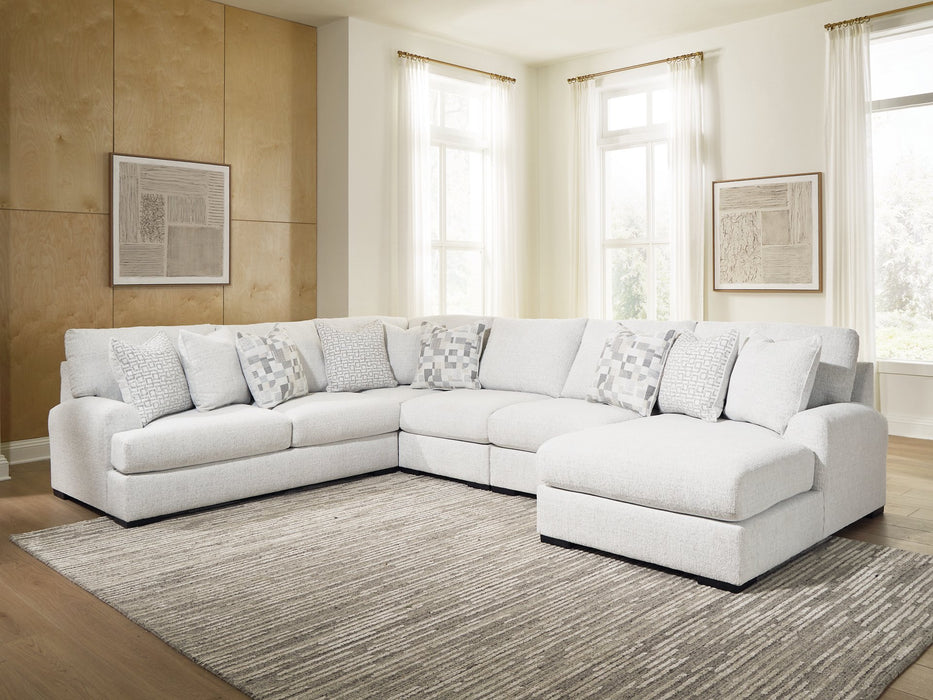 Misty-Lakes Sectional with Chaise - Royal Furniture & Gifts (MI) - Multi Location