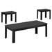 Elias 3-piece Silhouette Occasional Set Black - Royal Furniture & Gifts (MI) - Multi Location