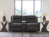 Mackmenville Reclining Loveseat with Console - Royal Furniture & Gifts (MI) - Multi Location