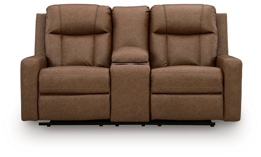 Mackmenville Reclining Loveseat with Console - Royal Furniture & Gifts (MI) - Multi Location