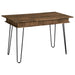 Sheeran Writing Desk with 4 Hidden Storages Rustic Amber - Royal Furniture & Gifts (MI) - Multi Location
