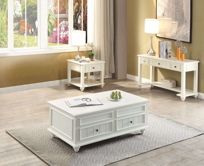 Natesa White Washed Coffee Table - Royal Furniture & Gifts (MI) - Multi Location