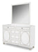 AICO Sky Tower Dresser in White Cloud - Royal Furniture & Gifts (MI) - Multi Location
