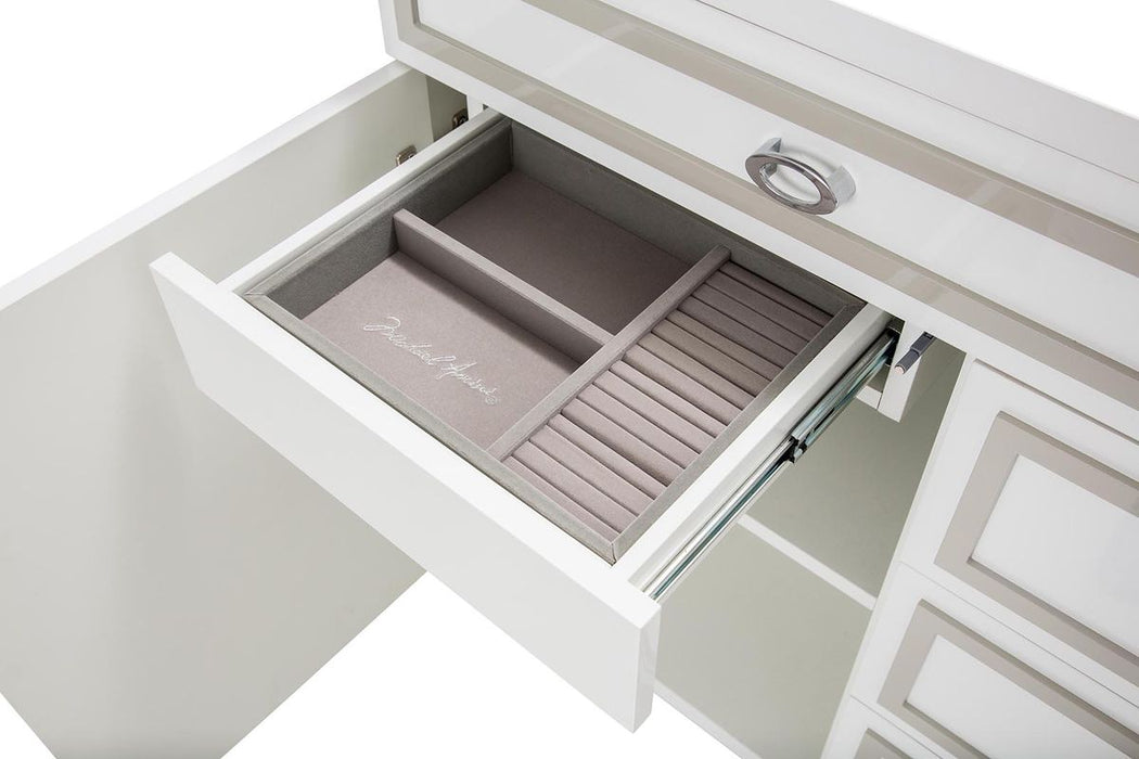 AICO Sky Tower Dresser in White Cloud - Royal Furniture & Gifts (MI) - Multi Location