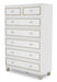 AICO Sky Tower 7 Drawer Chest in White Cloud - Royal Furniture & Gifts (MI) - Multi Location