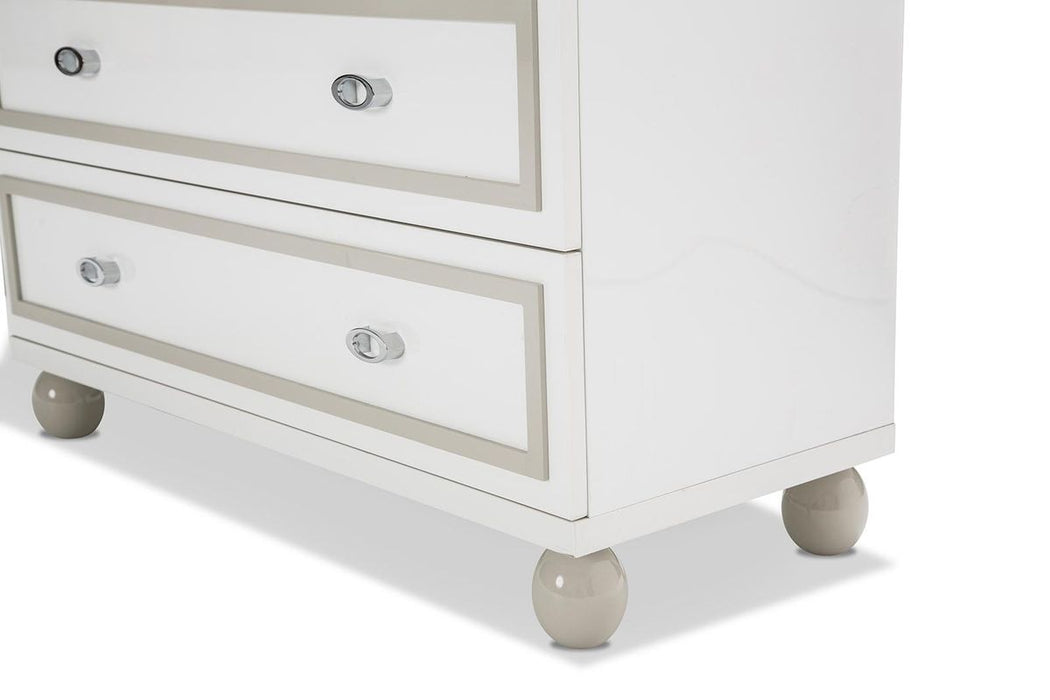 AICO Sky Tower 7 Drawer Chest in White Cloud - Royal Furniture & Gifts (MI) - Multi Location