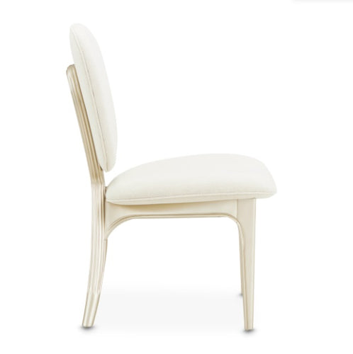 AICO Furniture Camellia Field Vanity Chair in Caramel