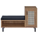 Teller 1-door Entryway Shoe Storage Cabinet Natural Oak - Royal Furniture & Gifts (MI) - Multi Location