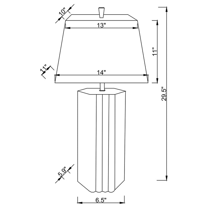 Elena Table Lamp - Royal Furniture & Gifts (MI) - Multi Location