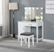 Elijah Makeup Vanity Table with LED Mirror and Stool - Royal Furniture & Gifts (MI) - Multi Location