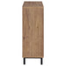 Teller 2-door Shoe Storage Cabinet Natural Oak - Royal Furniture & Gifts (MI) - Multi Location