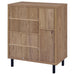 Teller 2-door Shoe Storage Cabinet Natural Oak - Royal Furniture & Gifts (MI) - Multi Location