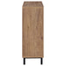 Teller 2-door Shoe Storage Cabinet Natural Oak - Royal Furniture & Gifts (MI) - Multi Location