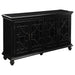 Kovu 4-door Accent Cabinet Black - Royal Furniture & Gifts (MI) - Multi Location