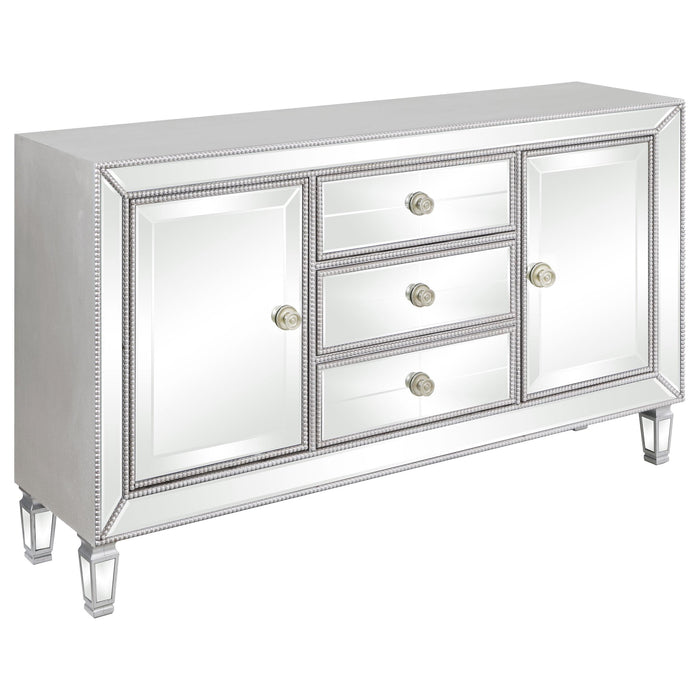 Leticia 3-drawer Accent Cabinet Silver - Royal Furniture & Gifts (MI) - Multi Location