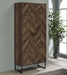 Carolyn 2-door Accent Cabinet Rustic Oak and Gunmetal - Royal Furniture & Gifts (MI) - Multi Location
