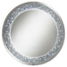 Lixue Round Wall Mirror with LED Lighting Silver - Royal Furniture & Gifts (MI) - Multi Location