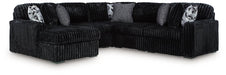Midnight-Madness Sectional with Chaise - Royal Furniture & Gifts (MI) - Multi Location
