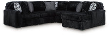 Midnight-Madness Sectional with Chaise - Royal Furniture & Gifts (MI) - Multi Location