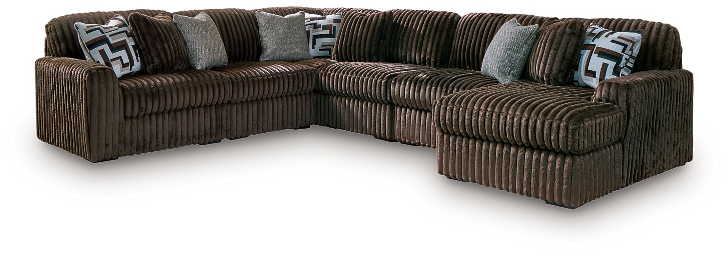 Midnight-Madness Sectional with Chaise - Royal Furniture & Gifts (MI) - Multi Location
