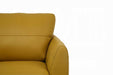 Valeria Mustard Leather Sofa - Royal Furniture & Gifts (MI) - Multi Location