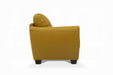 Valeria Mustard Leather Sofa - Royal Furniture & Gifts (MI) - Multi Location