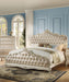 Acme Chantelle Queen Bed with Button Tufted Panels in Pearl White 23540Q - Royal Furniture & Gifts (MI) - Multi Location