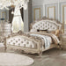 Acme Furniture Gorsedd Queen Panel Bed in Antique White - Royal Furniture & Gifts (MI) - Multi Location