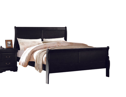 Louis Philippe Black Twin Bed - Royal Furniture & Gifts (MI) - Multi Location