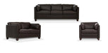 Matias Chocolate Leather Sofa - Royal Furniture & Gifts (MI) - Multi Location