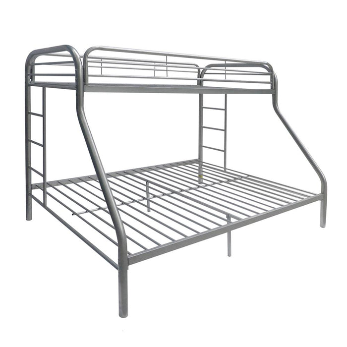Tritan Silver Bunk Bed (Twin/Full) - Royal Furniture & Gifts (MI) - Multi Location