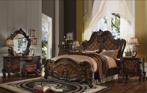 Versailles Cherry Oak Queen Bed - Royal Furniture & Gifts (MI) - Multi Location