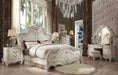 Versailles Bone White Queen Bed - Royal Furniture & Gifts (MI) - Multi Location